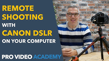 Remote Shooting With Canon DSLR On Your Computer