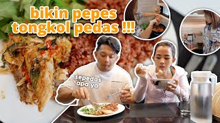 MASAK TONGKOL KEMANGI PEDAS BUAT SATU RUMAH | MUANTAAAP SIH INI 😍