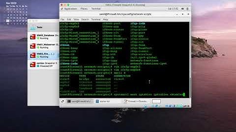 NOS2-A Basic Web Application on WebServer, MySQL Server, and Firewall Server using 3 Centos 7