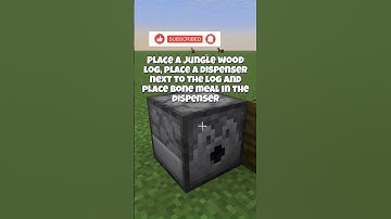 How to make a Cocoa Bean Farm Minecraft