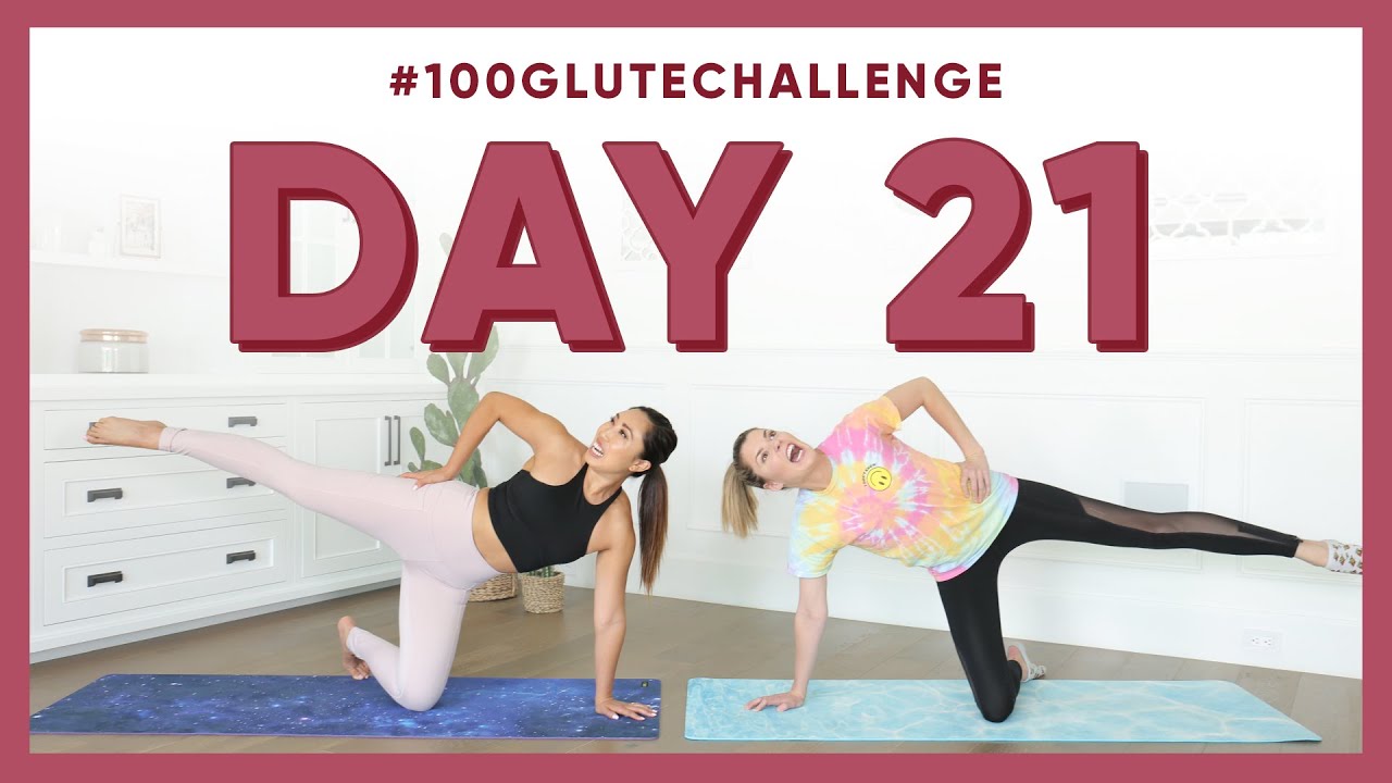 Day 21: Elevated Leg Circles! | 100 Glute Challenge w/ Grace Helbig