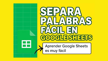 Separa tus frases palabra por palabra en segundos en google sheets💥