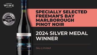 Specially Selected Freeman's Bay Marlborough Pinot Noir | 2024 Silver Medal Winner