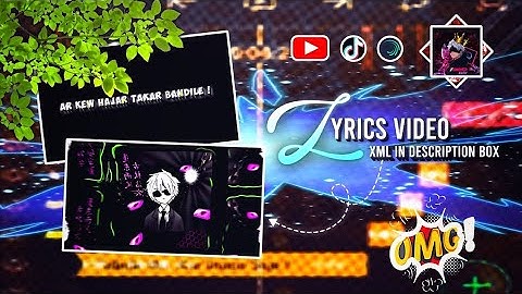 New Xml File  ||Attitude LyricsVideo ||Black Screen Xml| Xml File |Alight Motion#alightmotion