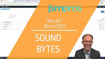 PeopleTools Sound Bytes Episode 32: Should I Write CSS?