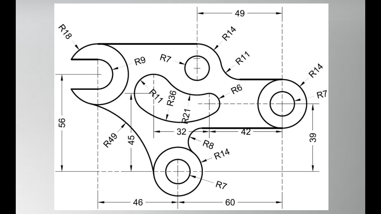 2d practice object in autocad YouTube