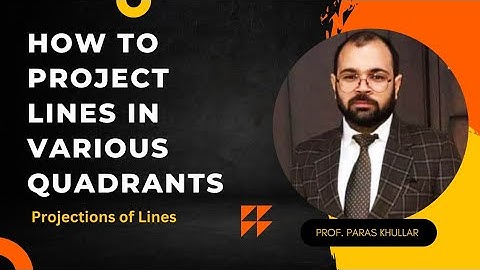 How to Draw Projections of Lines | Physical Demonstration | Engineering Drawing | Paras Khullar