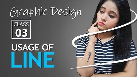 Visual Element LINE - Graphic Design Theory Class 3 / Hindi | PRAGYA UPADHYAY
