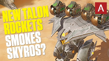 NEW Behemoth Setup with Talon Rockets Maxed! War Robots 8.5 Gameplay