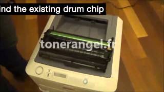 Видео Puce de réinitialisation du Tambour de OKI B410. B430, B440, MB460, MB470, MB480 (автор: toner angel)