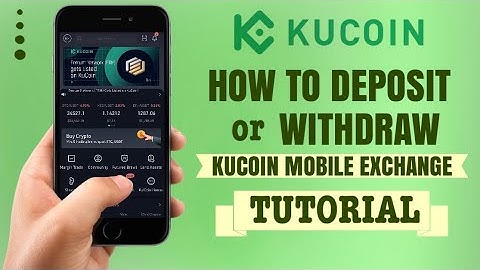 How to DEPOSIT or WITHDRAW on KuCoin Mobile App | Crypto Exchange Tutorial