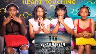 CHRISTIANS REACT TO SURAH MARYAM (HEART TOUCHING QURAN) NON - MUSLIN WOMEN REACTION!!!