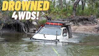 CHAOS on Australia's OLD TELEGRAPH TRACK! Floating across Nolans Brook! We did it SOLO! Cape York