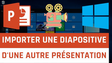 Comment importer une diapositive d