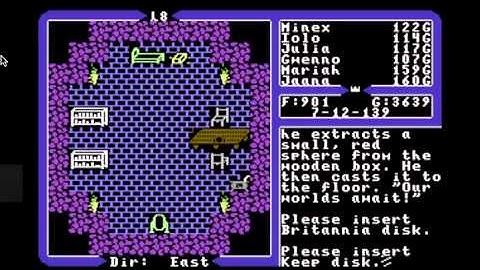 Ultima 5 Ending (Commodore 64)