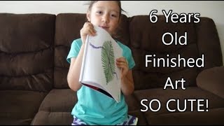 6 Year Old Madison - Her Adult Coloring Book Completed Work