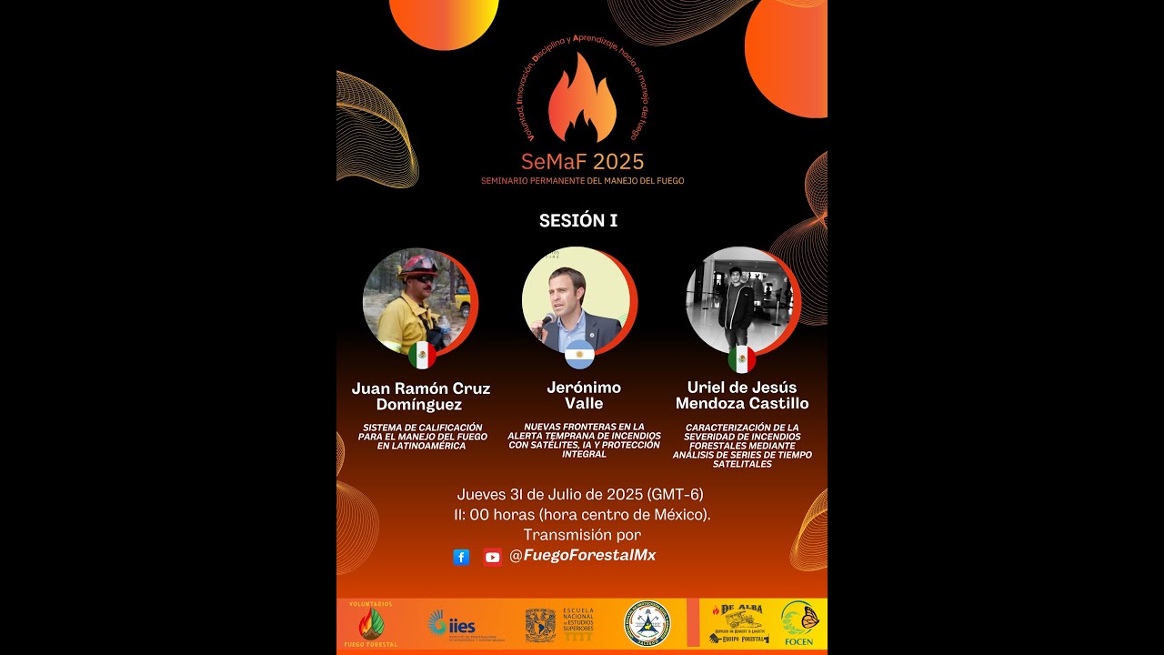 Sesión I del Seminario Permanente de Manejo del Fuego 2025