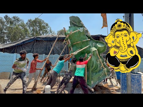 Big Ganesh Making 2024 | Ganpati Idol Making with Plaster of Paris | Rahul Kalakar Bappa Making Ep3