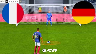 GERMANY VS FRANCE FIFA 24 PENALTY SHOOTOUT EURO 2024 FINAL