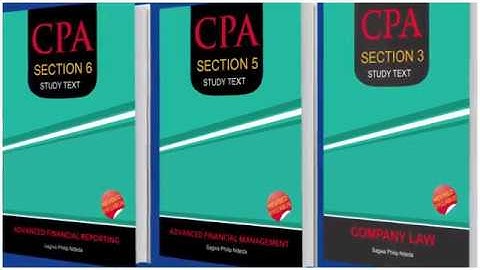 CPA,ATD,CAMS,CIFA & CS study Texts and Revison Partners