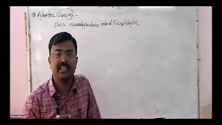 MSBTE Lecture: Adapter Classes, Inner Classes