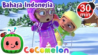 Download lagu Lagu Bermain Ski | CoComelon | Kartun dan Lagu Anak | Moonbug Kids Indonesia | Nursery Rhymes