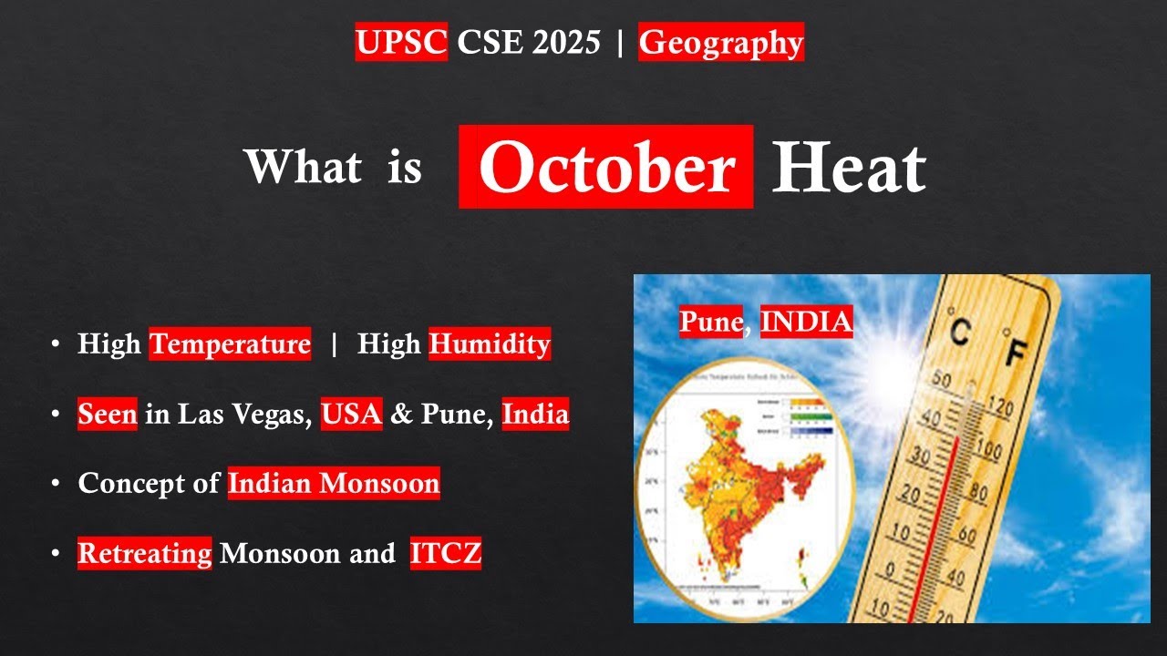 October Heat | Indian Monsoon | UPSC | Geography | NCERT - YouTube