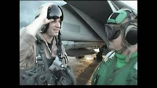 VF-211 FIGHTING CHECKMATES F-14A TOMCAT 2001/2002 OEF CRUISE Video - upscaled 4K