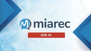 Meet Ask AI by MiaRec — your always-available, on-demand AI analyst.