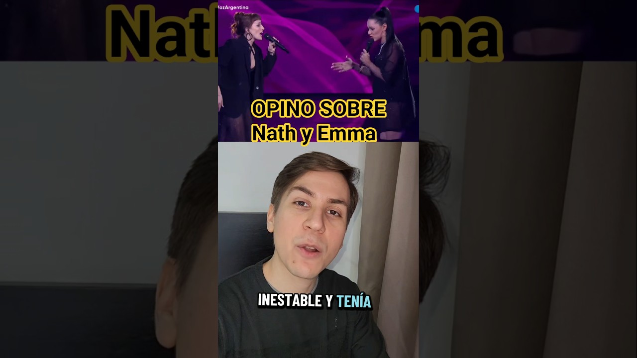 REINAS! Emma Roach y Nath Aponte compartieron un lindo momento en el escenario de La Voz Argentina