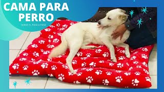 🐕🐶 COMO HACER UNA CAMA PARA PERRO 🐩🐾🦴 HOW TO MAKE A DOG BED