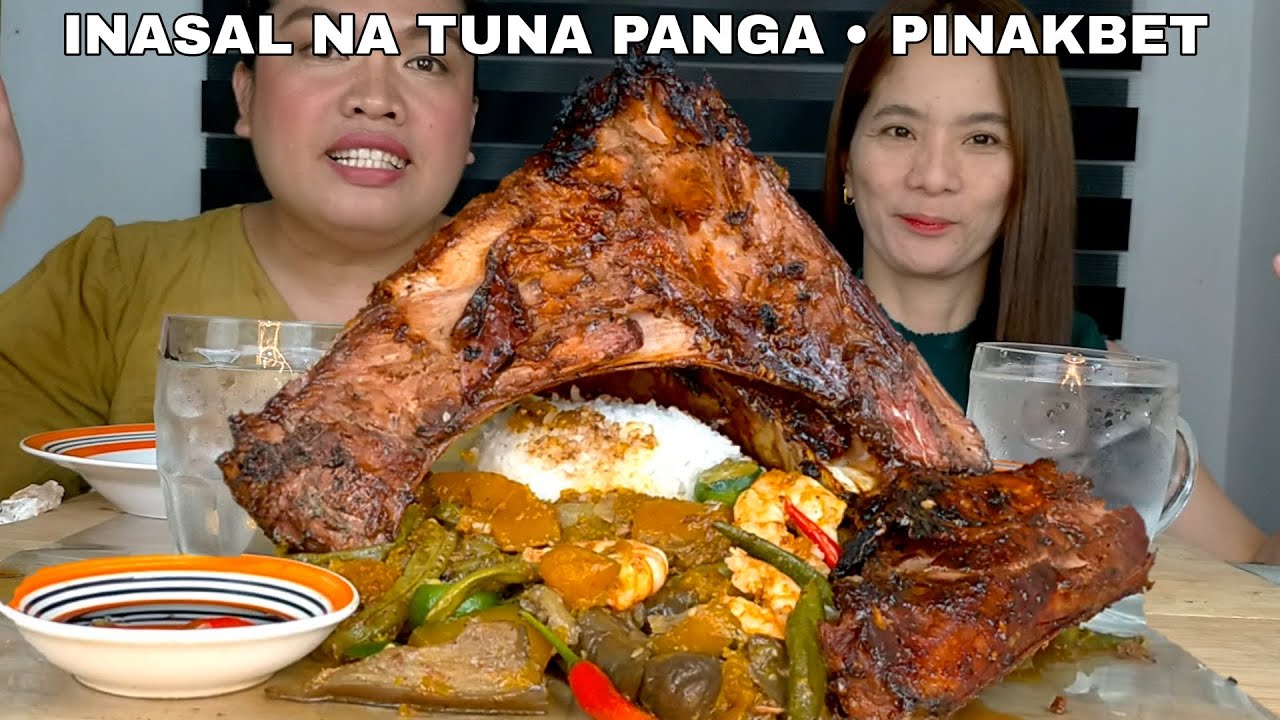 TUNA PANGA AT PINAKBET PERFECT COMBO | MUKBANG PHILIPPINES