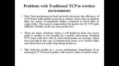 Fast Retransmit |Fast Recovery|Problems with Traditional TCP| MobileTransportLayer|Mobile Computing
