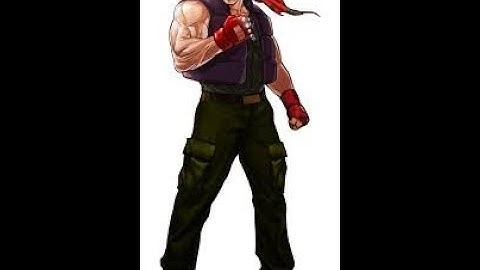 The King of Fighters 2002 UM aracde as Ralf Jones