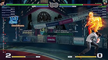 KOF XIV Kyo Combo - Corner 4.st 1250/1000.mp