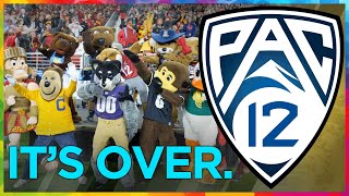 Today: END of the Pac-12 Conference