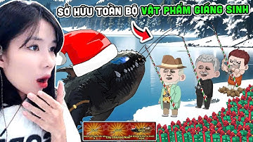 YUNE CHƠI CÂU CÁ VẠN CÂN MỞ 100 HỘP QUÀ GIÁNG SINH RA CẦN SIÊU NGON 