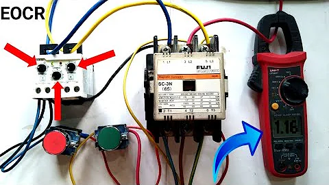 Electronic Overcurrent Relay | EOCR Relay | Overload Relay Setting With Ampere Meter | Urdu Hindi