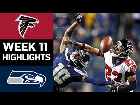 Falcons vs. Seahawks | NFL Week 11 Game Highlights