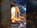 星空に輝く光の神殿【癒しのヒーリング映像】 #癒し #リラックス #幻想的な景色