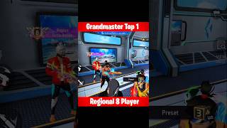 Regional top grandmaster player 😱 వచ్చాడు || #freefire #fftelugu #shorts