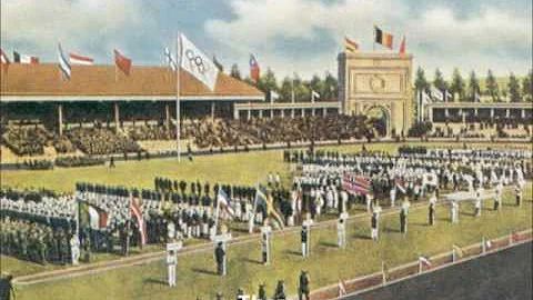 Heart Stopping Moments 1920 Antwerp Summer Olympiad VII Olympic Cauldron Lighting Opening Ceremony
