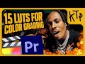 TOP 15 Color Grading LUTs for Music Videos in Final Cut Pro X