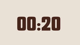 🕒 20-Second Countdown Timer No Music⏱️ | Time's Ticking! Hurry Up! ⏳Timer Galaxy