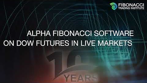 Alpha Fibonacci Software on Dow Futures in Live Markets | Fibonacci Trading Institute | Alla Peter