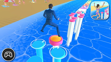 Hopscotch Run - Gameplay Walkthrough Part 5 - Basic Solution Levels 30-35 (iOS, Android)