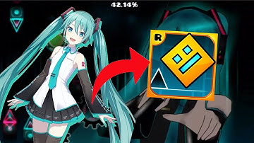 making a miku level in geometry dash