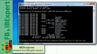 Tutorial 10, part 2: IBExpert Extract Metadata