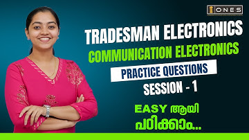 KPSC TRADESMAN EXAM | ELECTRONICS | COMMUNICATION ELECTRONICS | PRACTICE QUESTIONS | ONES