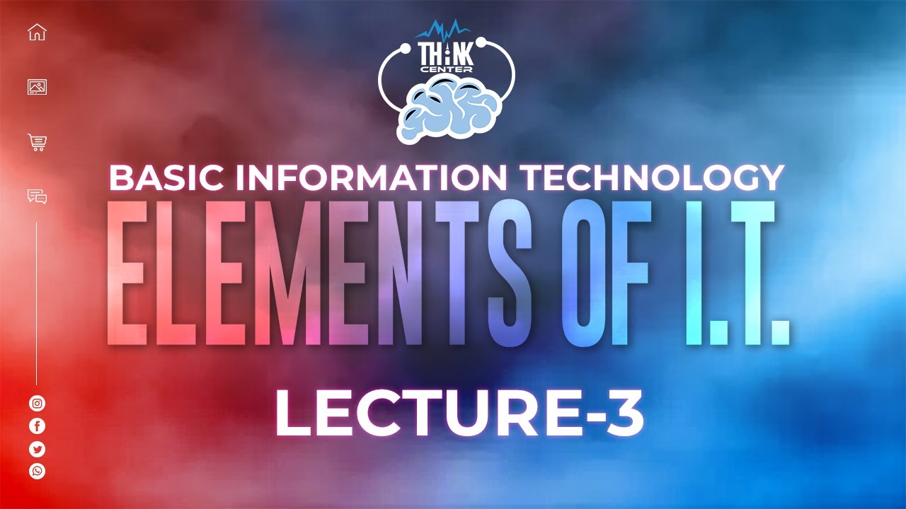 Elements of IT (Hardware & Software) Basic IT (Information Technology | Urdu / Hindi - YouTube
